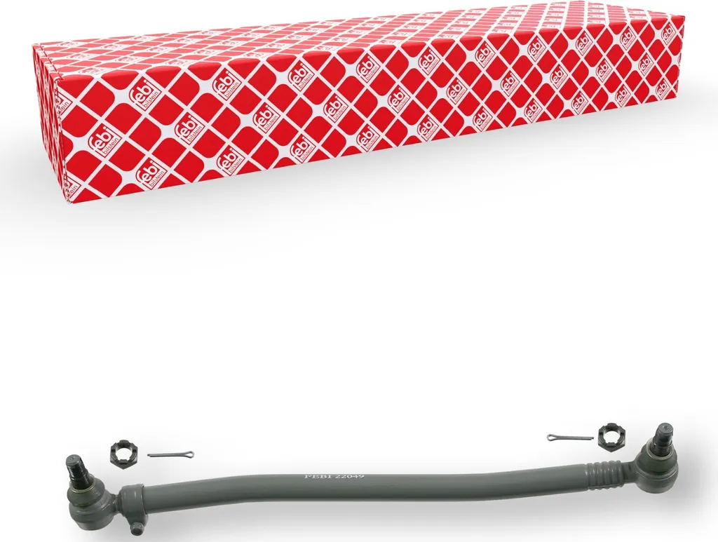 Barre de direction Febi Bilstein 22049 pour Volvo F10 en acier 840 mm