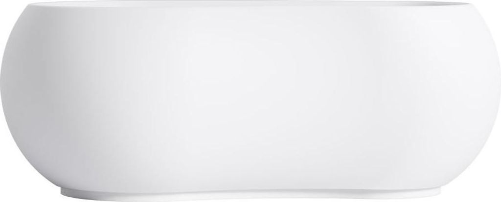Steinberg Serie 490 Badewanne, freistehend, asymmetrisch, 1620x930mm, SOLIDSurface, Mattweiß, 4908200W