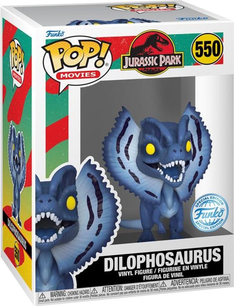 Funko Pop! Movies: Jurassic Park - Dilophosaurus #550 Meijer Exclusive