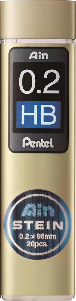 Mine Pentel Ain Stein 0.2 HB C272W-HB - Resistenza Superiore