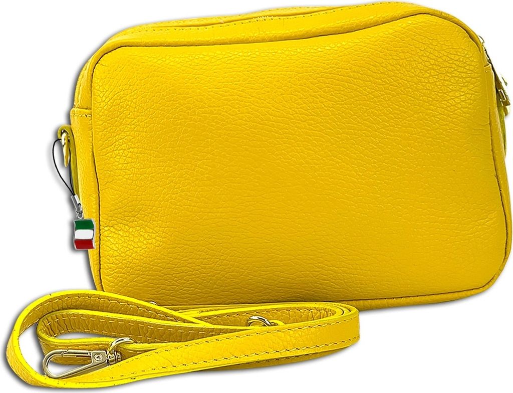 Florence Leder Tasche Umhängetasche gelb OTF809Y