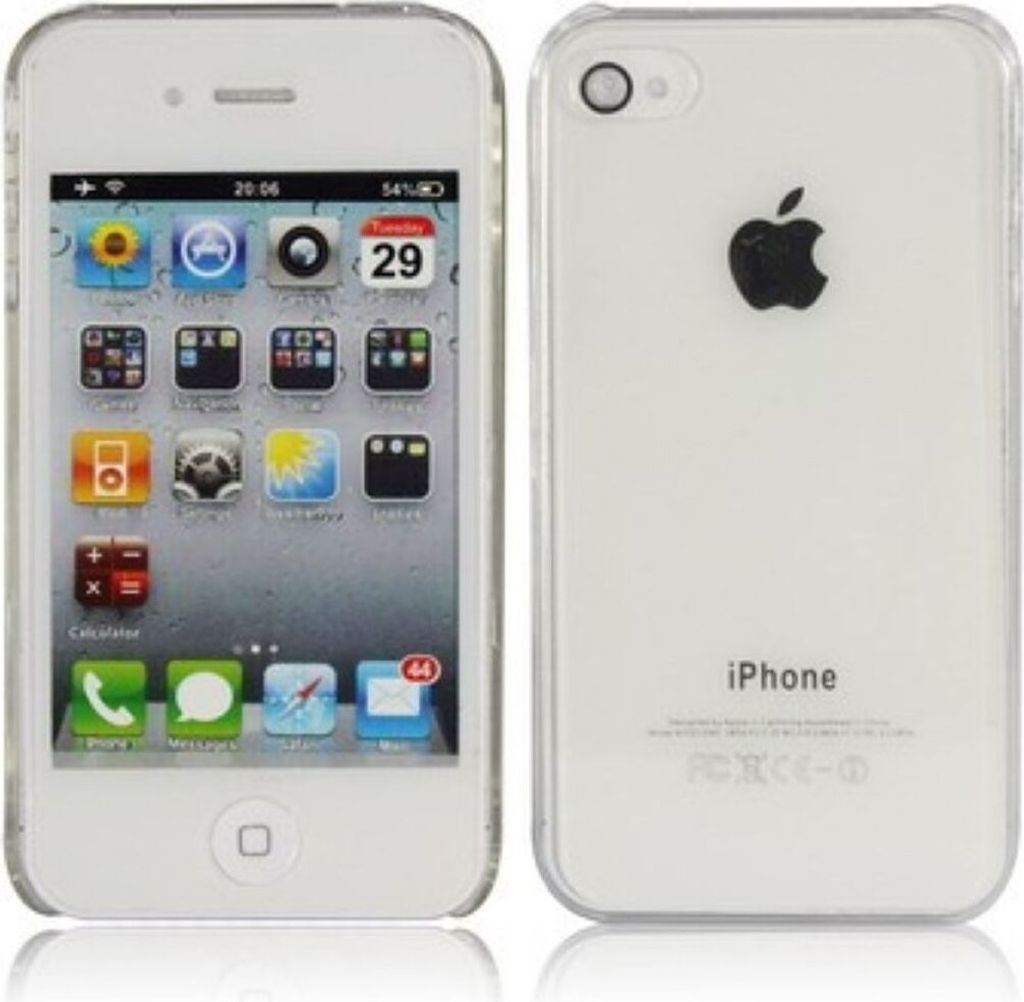 Schutzhülle Hard Case Hülle für Handy iPhone 4 / 4s transparent