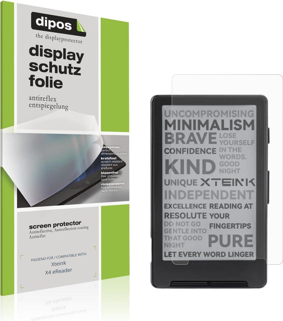 2x Schutzfolie für Xteink X4 eReader matt Produktbild 