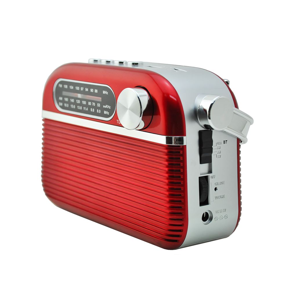 Retro rádio reproduktor Vintage rádio 1200 mAh přenosné FM Obrázek produktu 2