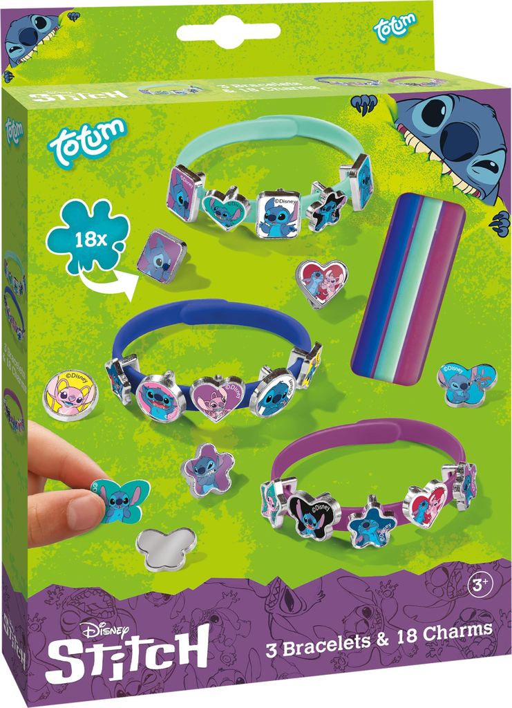 Totum Stitch Schmuck Bastelset - Armbnder und Charms - Disney