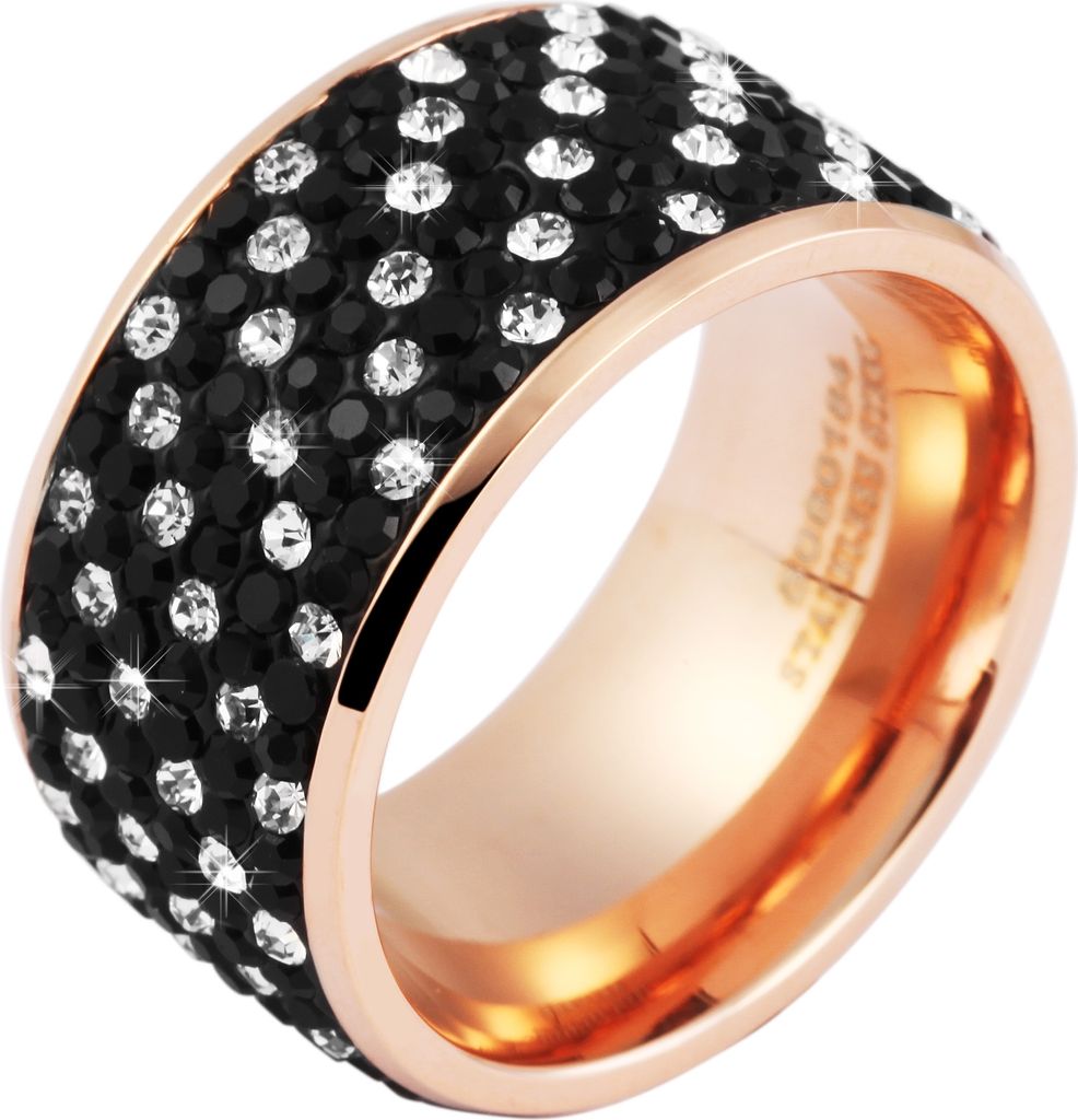 Akzent Damen-Ring aus Edelstahl