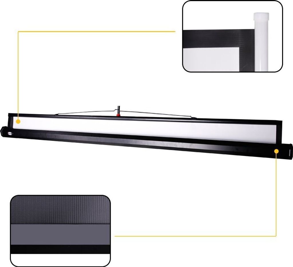 CCLIFE Beamer Leinwand mit Stativ Inklusiv Montagematerial Produktbild 3