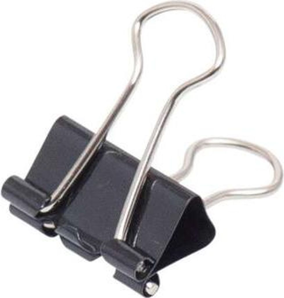 MAUL Foldback-Klemmer Federstahl Metall 12 Stück 19 mm Produktbild 