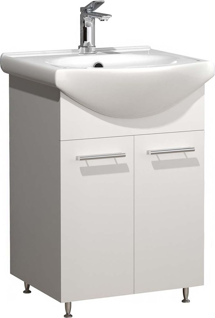 LisaloM Waschbeckenunterschrank weiß. Produktbild 