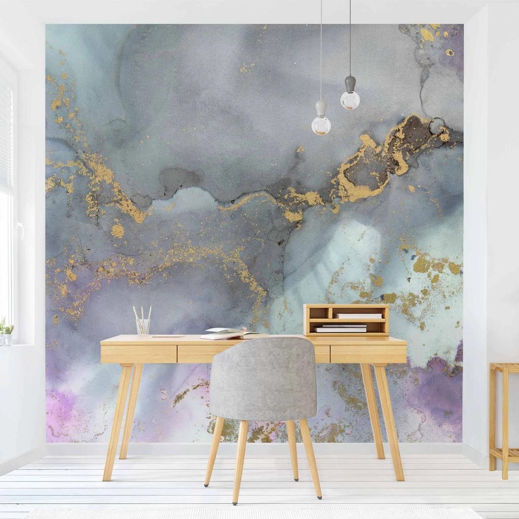 Fototapete originell - Vliestapete - Bildtapete UV-beständig Design bunt Abstrakt Wandtapete geruchsfrei