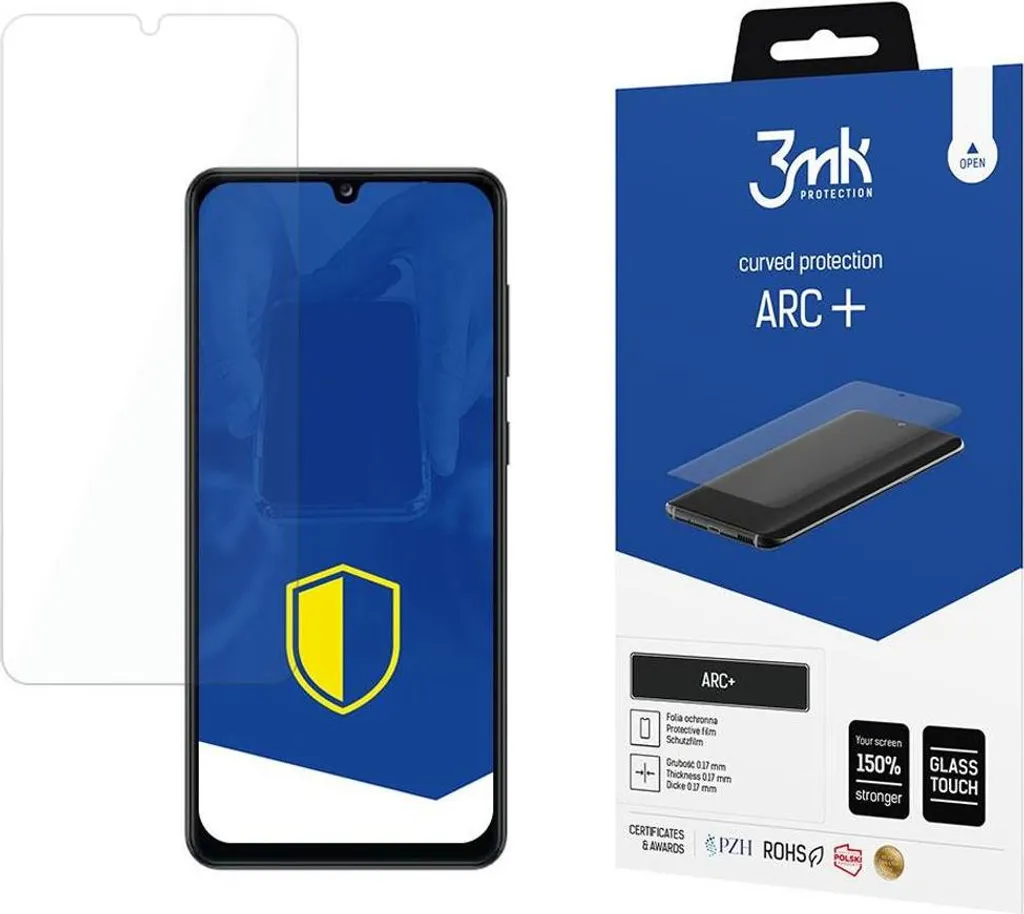 3mk ARC+ Protezione Schermo Samsung Galaxy A32 4G - Pellicola Self-Heal 0,17mm