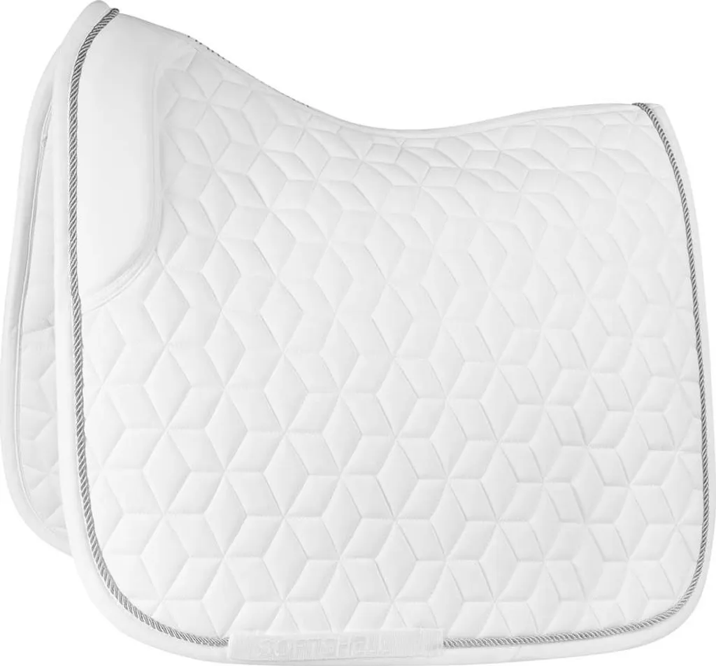 Tapis Dressage Softshell Blanc Full Harry's Horse Respirant et Robuste