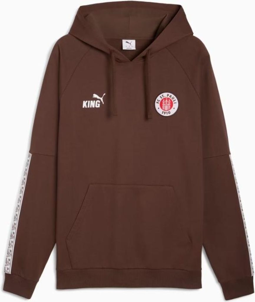 Puma FCSP KING Hoodie Espresso Brown-PUMA White XL