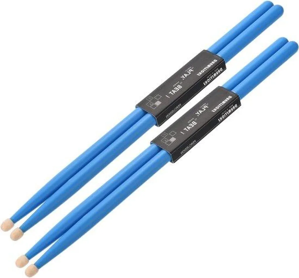 Baguettes 5A frêne avec poignées antidérapantes pour un jeu précis