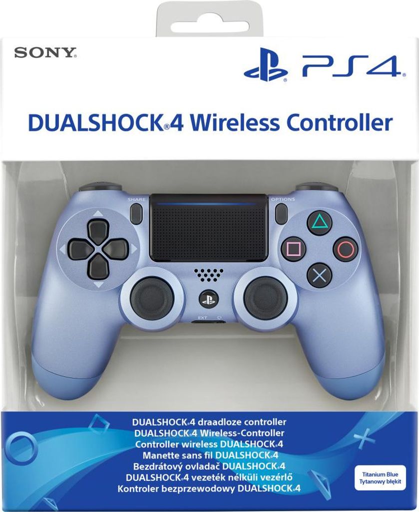 Sony DualShock 4 V2 Blau Bluetooth/USB Gamepad Analog / Produktbild 