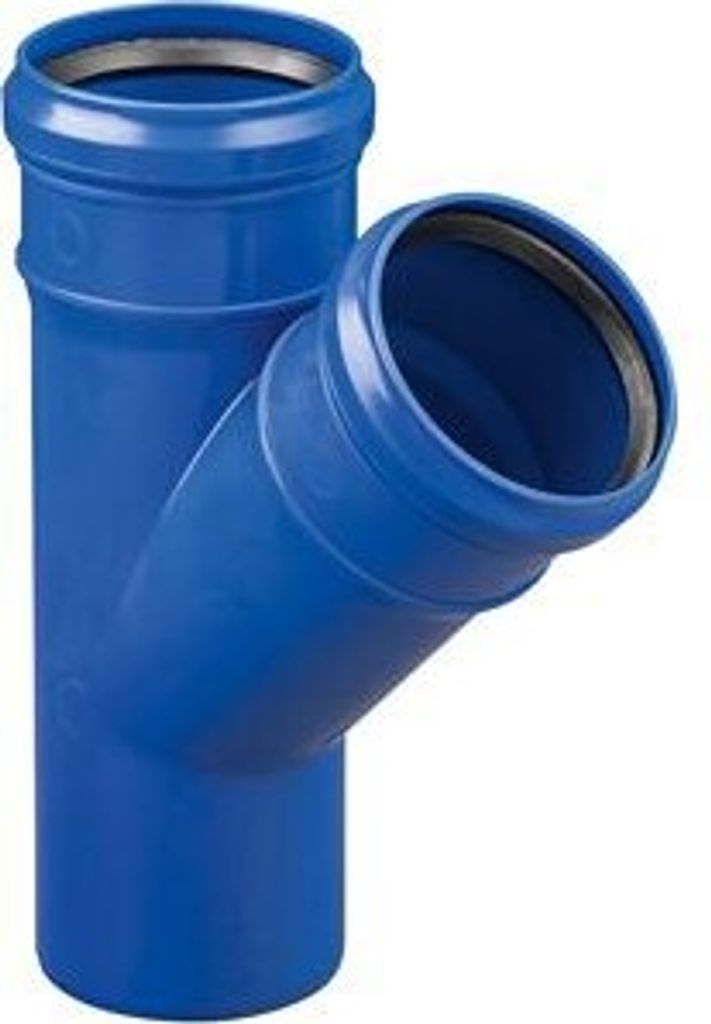 Marley HT-Abzweig DN 110/50 Schallgedämmt, 45° Produktbild 