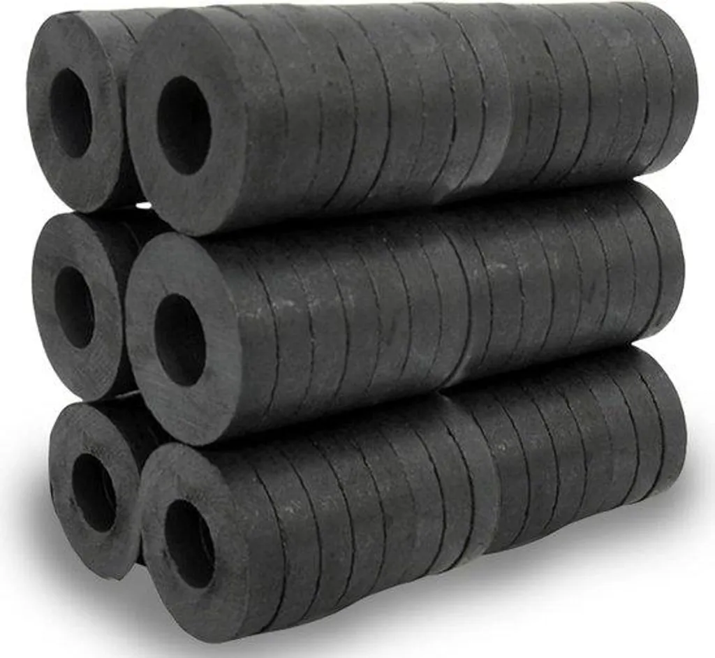 Aimant Annulaire 175 mm Ferrite pour Fixation de Panneaux et Outils