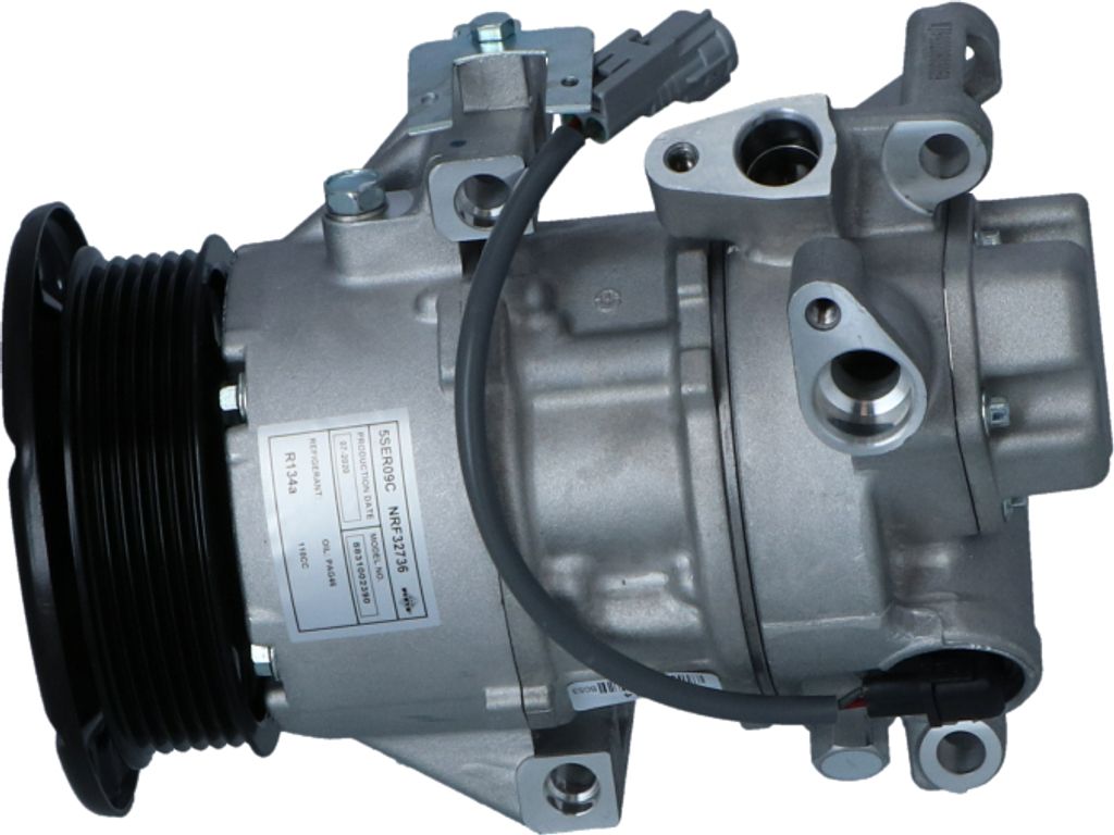 NRF 32736 Klimakompressor OE 883100D320 kompatibel mit Yaris, Urban Cruiser, Corolla, Auris