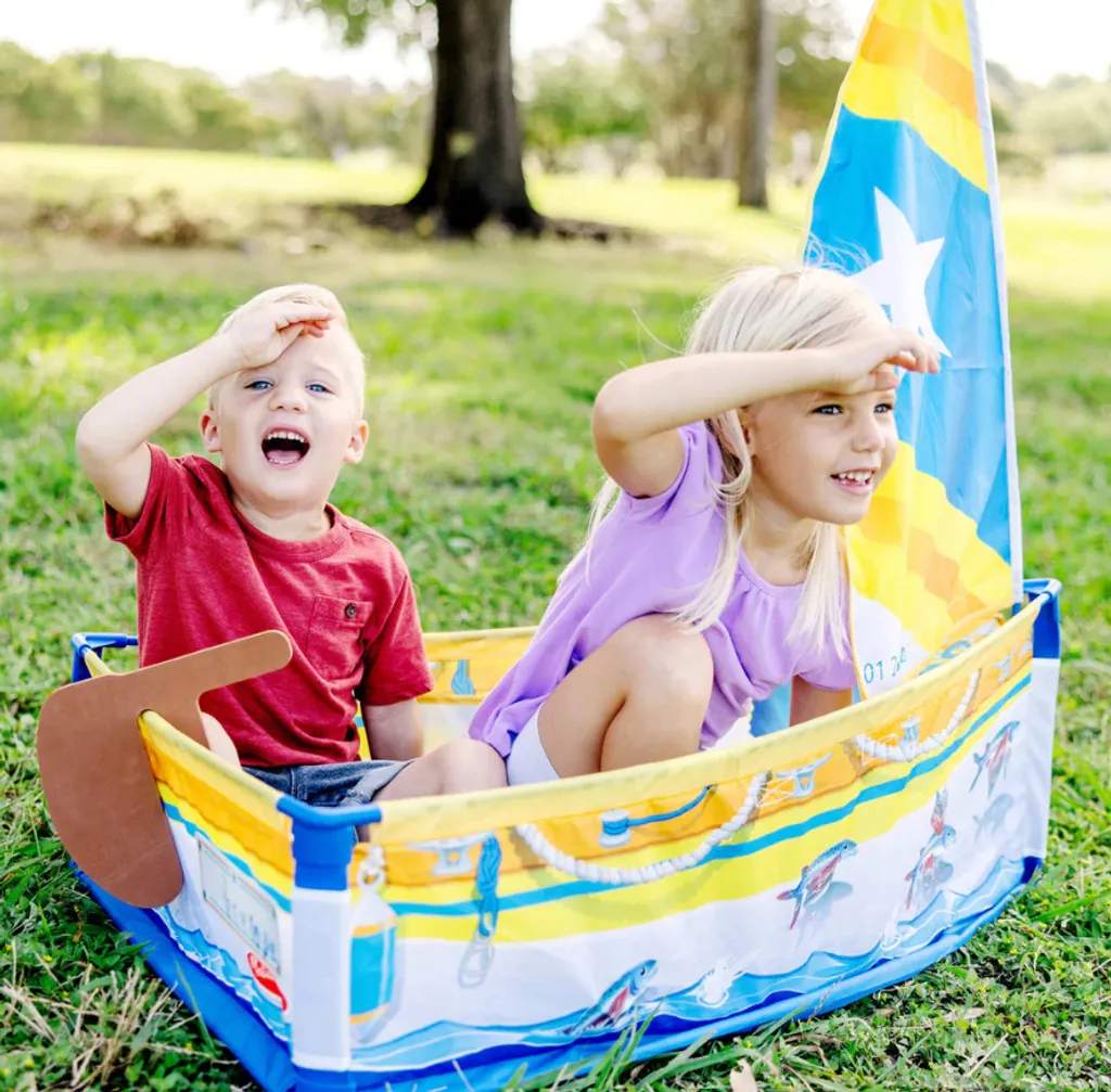 Set Explorers Boat - Bateau solide et sécurisé pour jouer sans se blesser - 2
