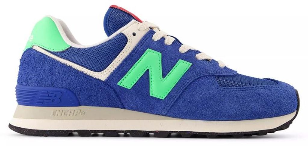 New Balance 574 Blue Agate Lime Leaf - EU 45.5 Produktbild 