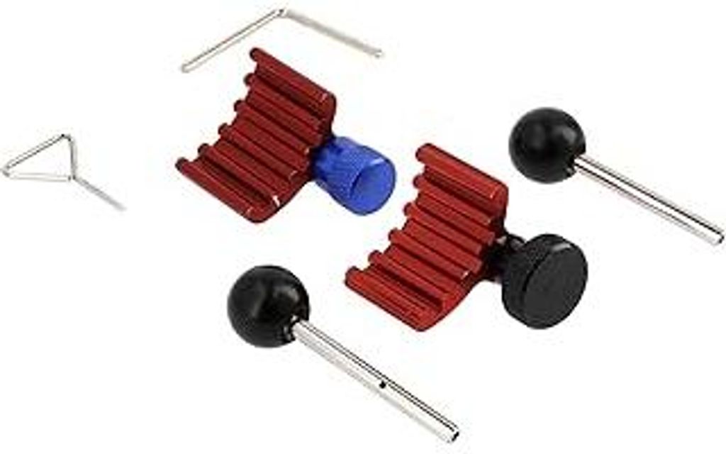 Högert Technik Steuerzeiten-Werkzeug VAG Diesel – 10-TLG. Arretierwerkzeug für Zahnriemenwechsel – passend für VW, Audi, Skoda, Ford, Seat ...