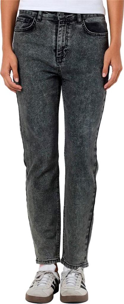 Noisy May Moni Straight Ankle Az391dg Hochtaillierte Jeans Grau 29 / 34 Damen Grau 29