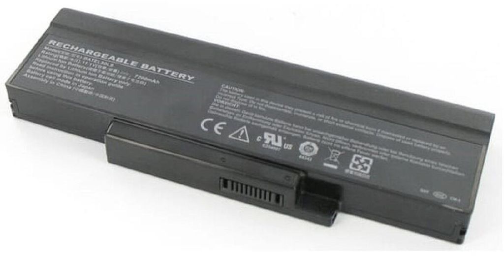 Akku für Nexoc Osiris E619 Li-Ion 10,8 Volt 6600 mAh schwarz