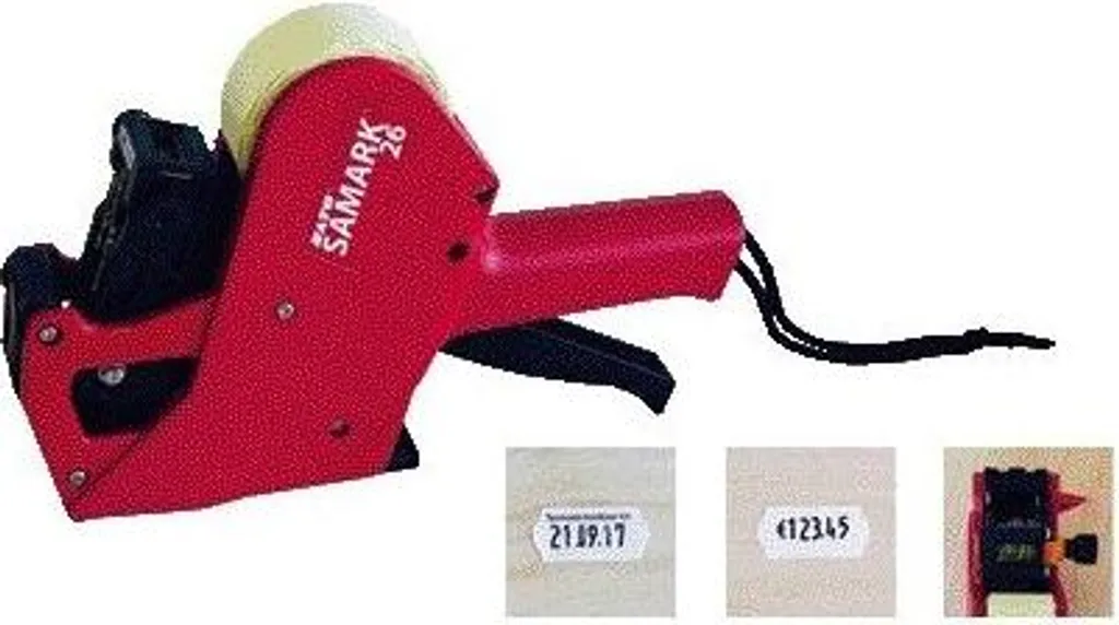 Pince à Étiqueter Samark 26 L6 Robuste 12x26 mm Impression 1 Ligne