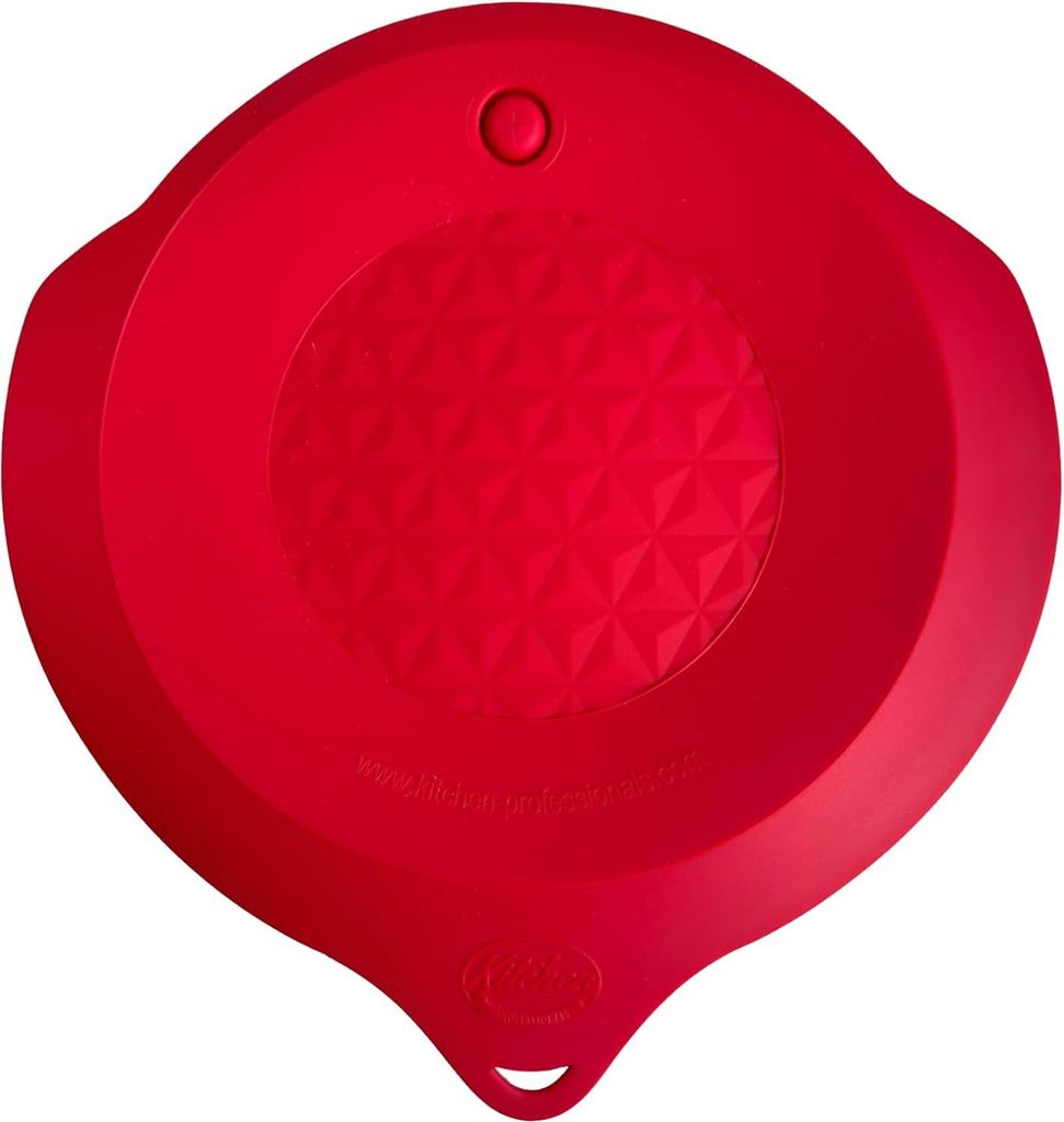 Frischhaltedeckel komp. m. Bosch MUM5 Edelstahl-Rührschüssel Rubinrot