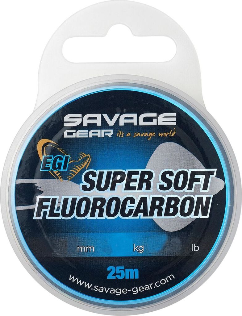 Savage Gear Super Soft Fluorocarbon EGI Pink 0,25 mm 25 m 4,66 kg Angelleine