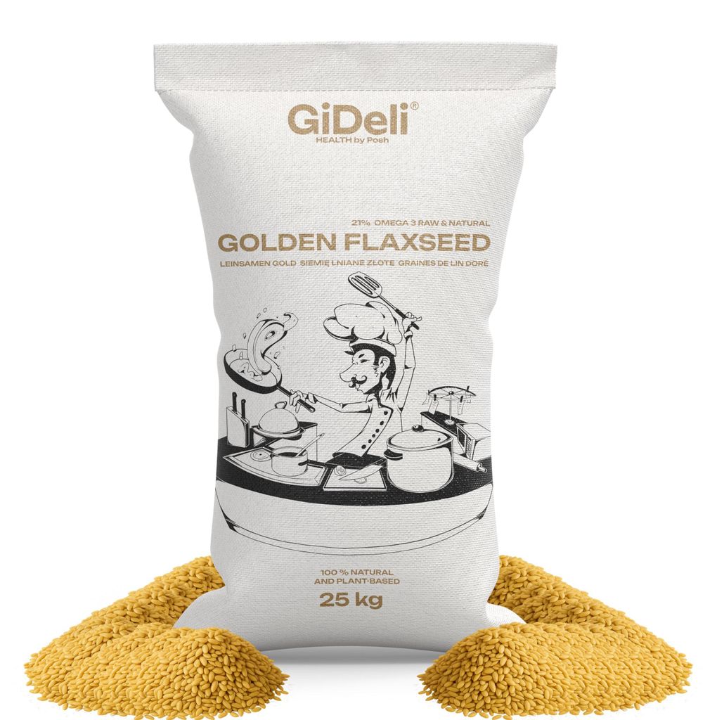 Goldene Leinsamen 25kg Ganze Körner Vegan Natur Produktbild 