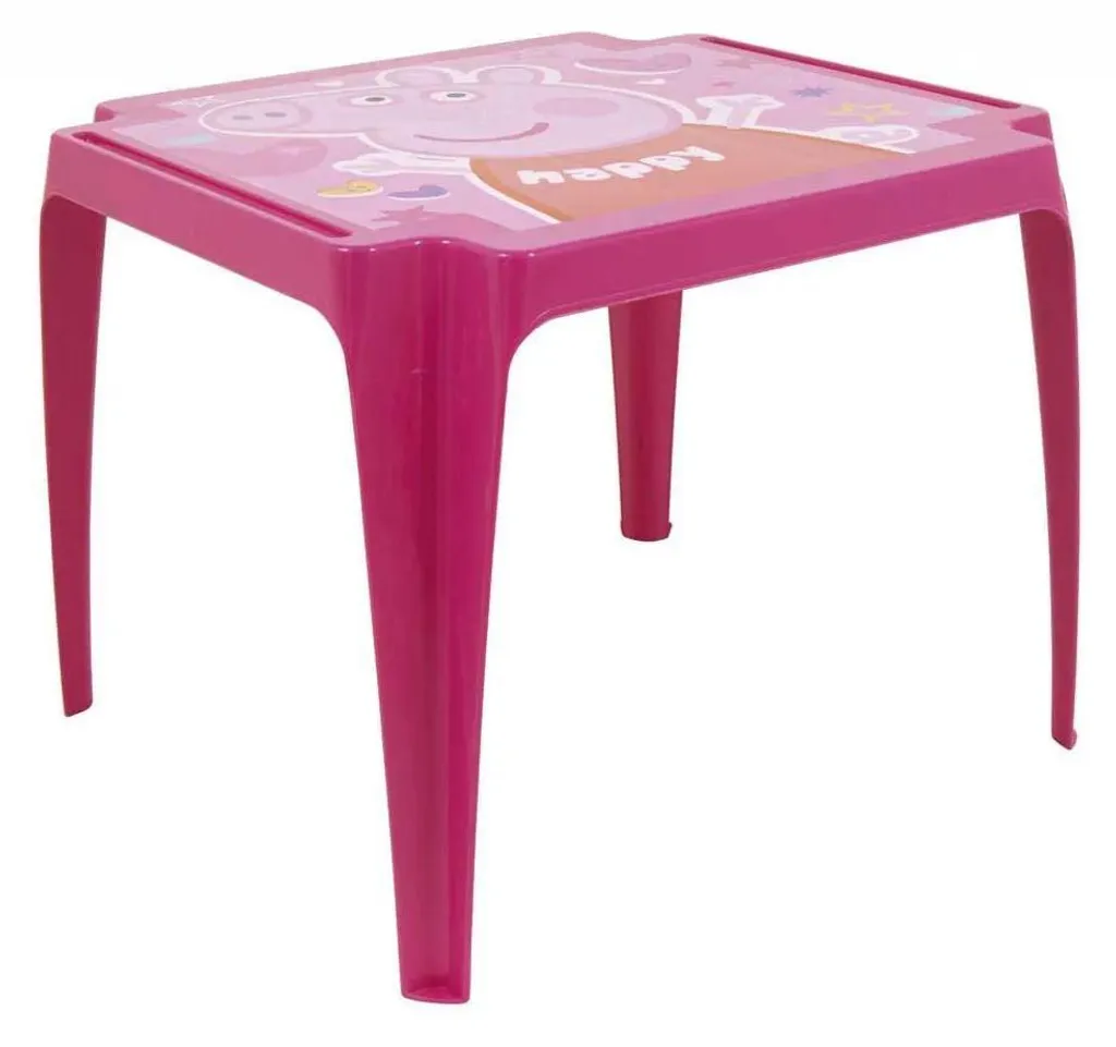 Table de jeux Peppa Pig pour dessiner et manger - Plastique durable