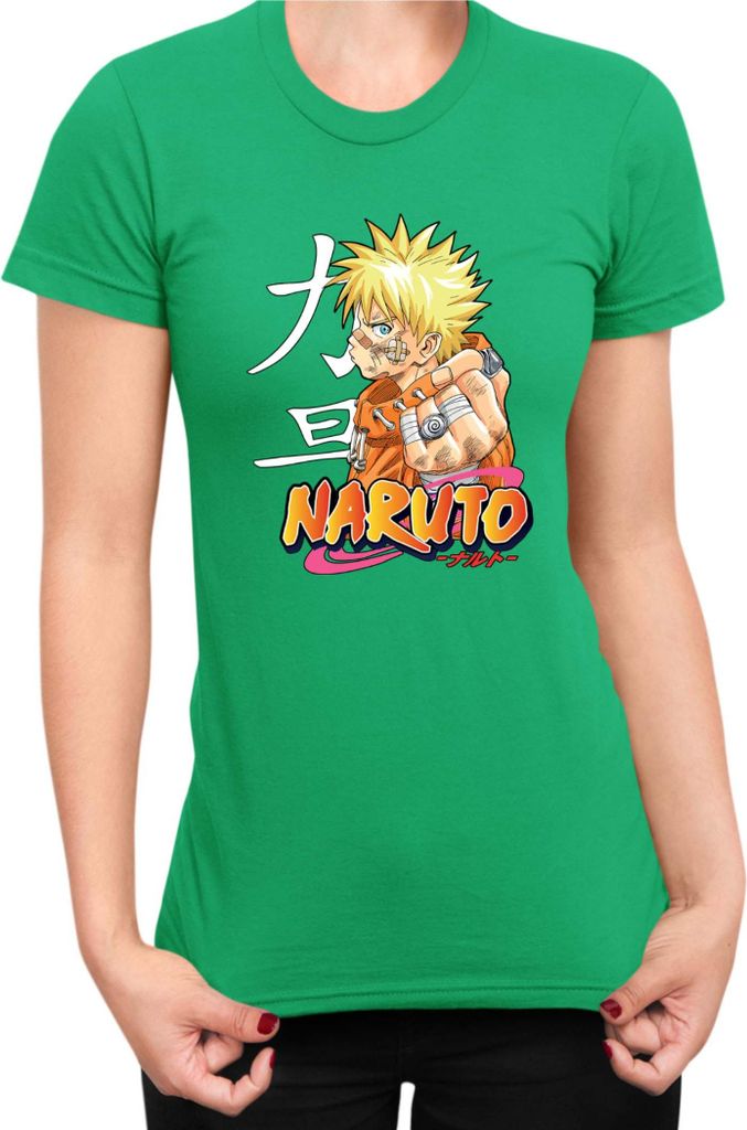 Damen T-Shirt Naruto Naruto 06, Lady XL / Grün