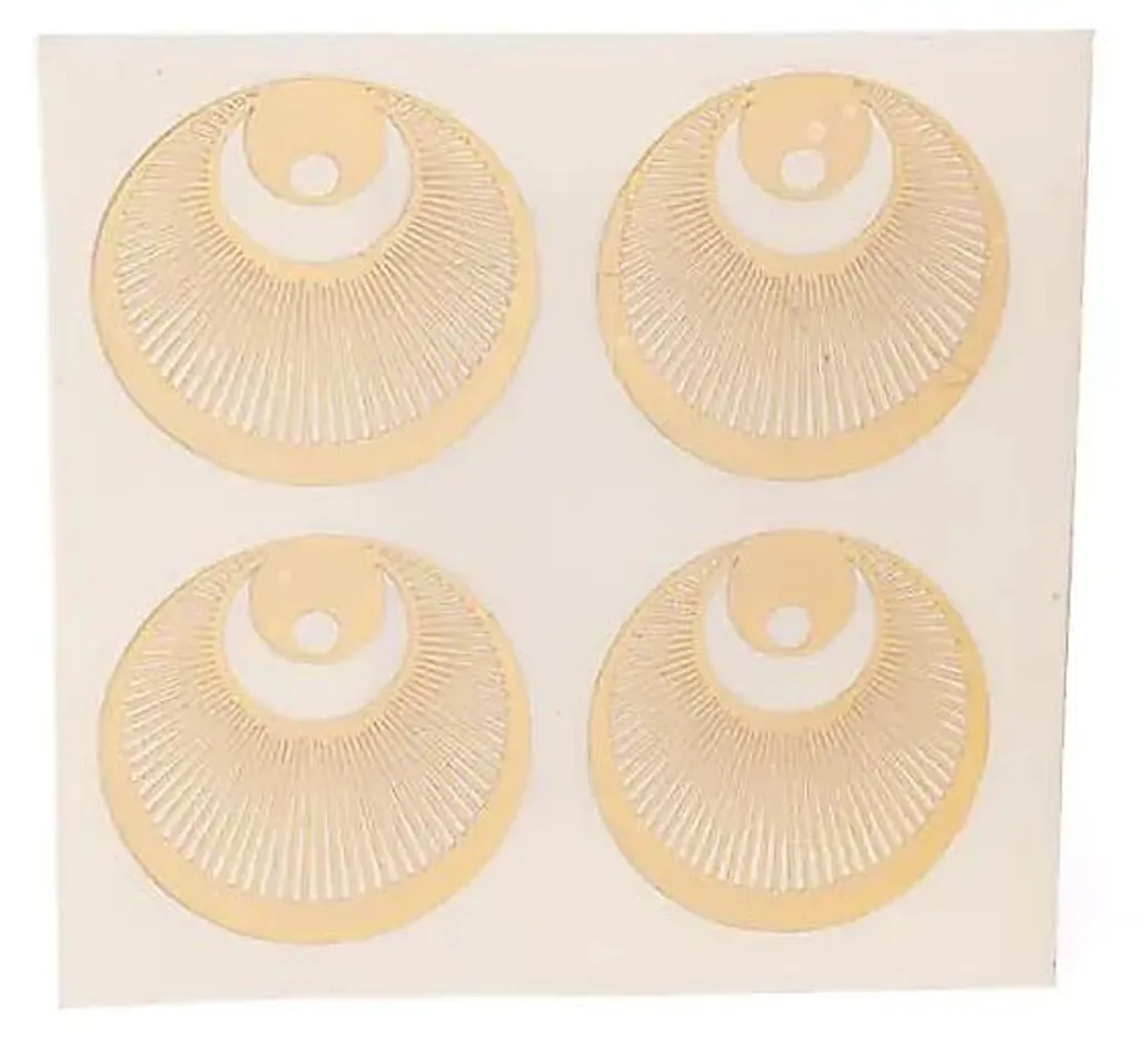 Réparer Décoration avec Autocollant Ange Métal Or - Lot de 4 Stickers