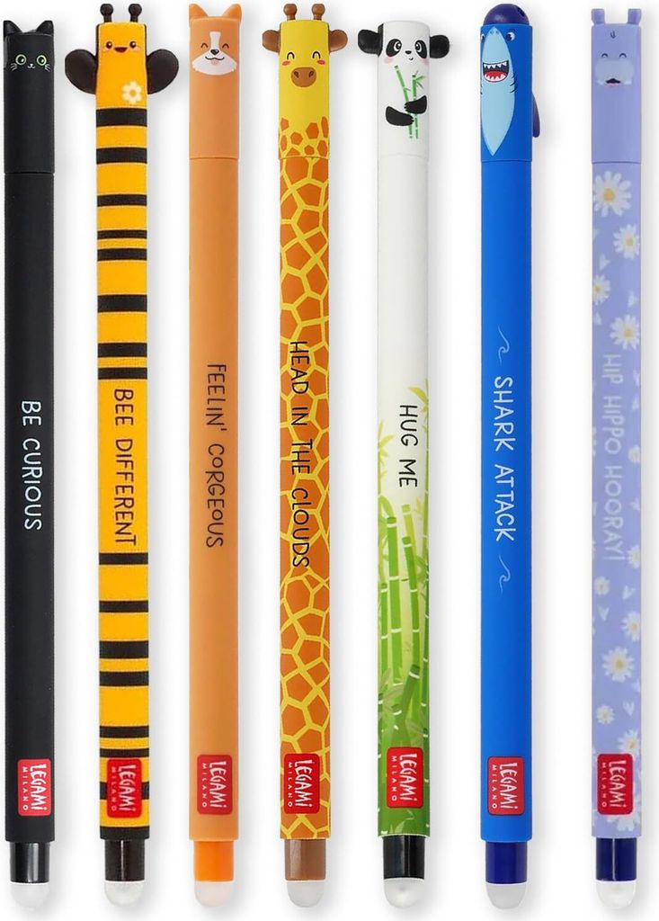 Legami Set mit 7 radierbaren Gelstiften mit Produktbild