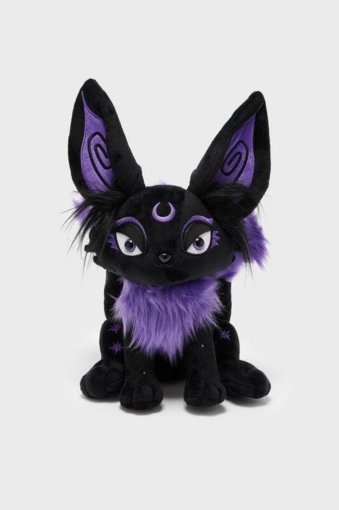 Killstar Plüschfigur Kreeptures - Kitsune Plush schwarz/lila Standard