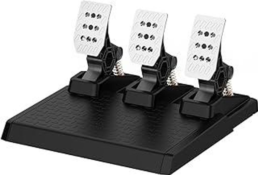 DOYO Racing Pedale, PC Gaming Lenkrad Pedal Set, Austauschbare Federn, Einstellbar, Kompatibel mit PC Win11/Win10/Win7