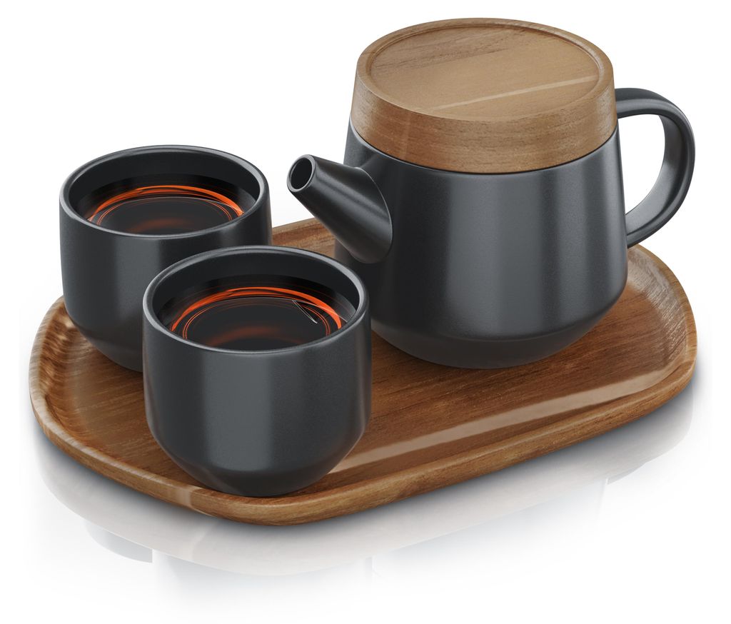 Arendo Ensemble de théières, céramique, porcelaine, 0,6l, Image du produit 