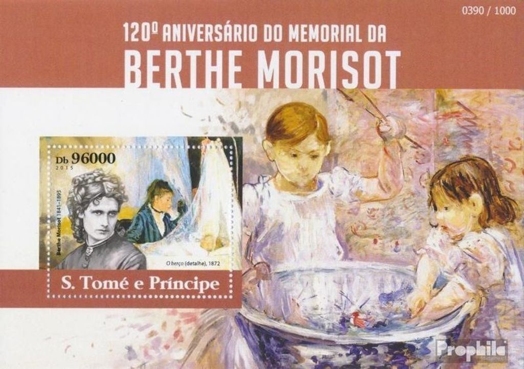 Briefmarken Sao Tome e Principe 2015 Mi Block 1099 (kompl. Produktbild 