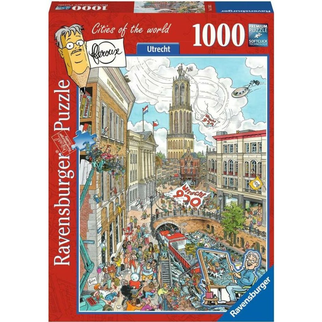 Ravensburger Puzzle Fleroux Comic Style Utrecht 1000 Teile