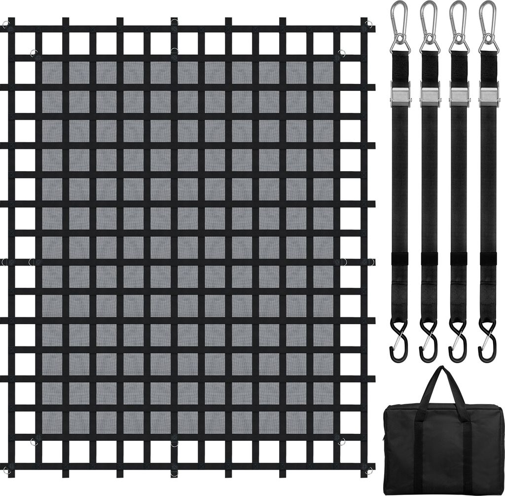 VEVOR Frachtnetz, 3020 x 2670 mm, LKW-Ladeflächennetz, 4 Produktbild 