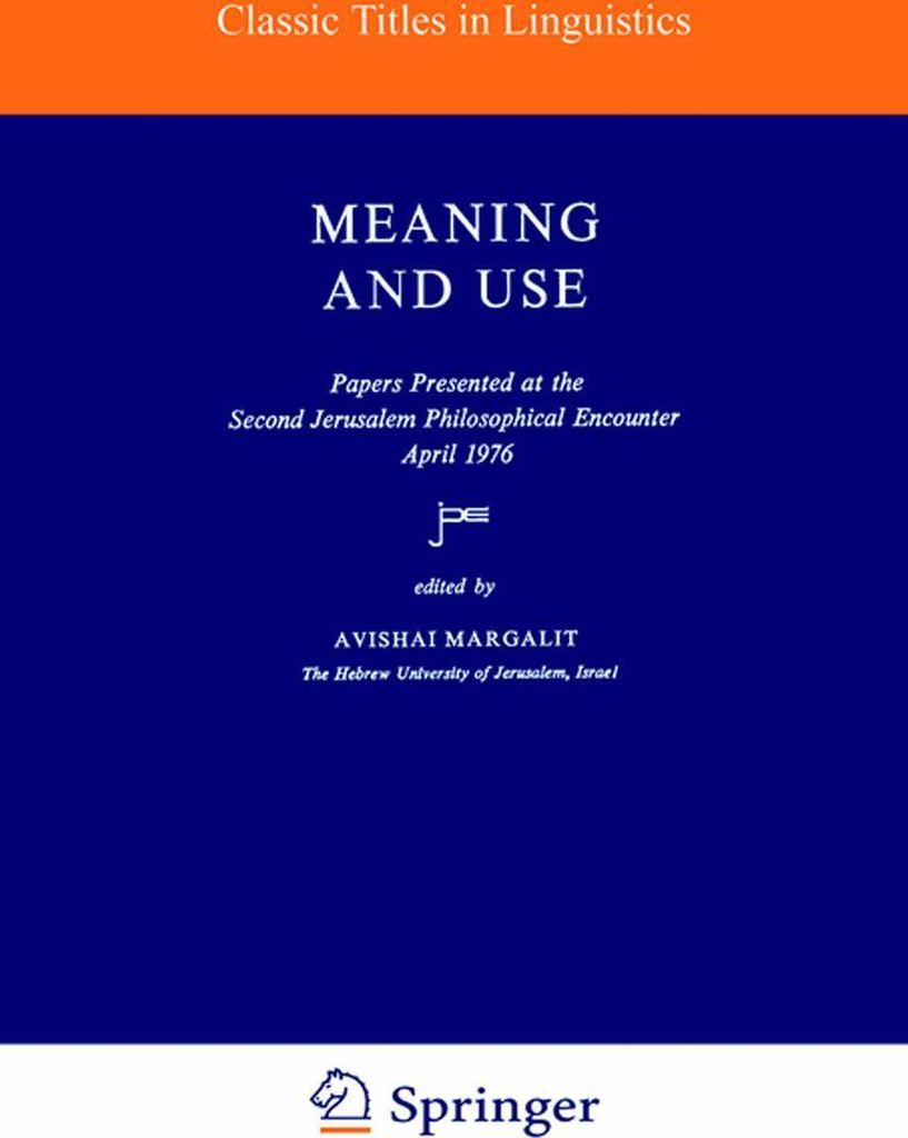 Meaning and Use