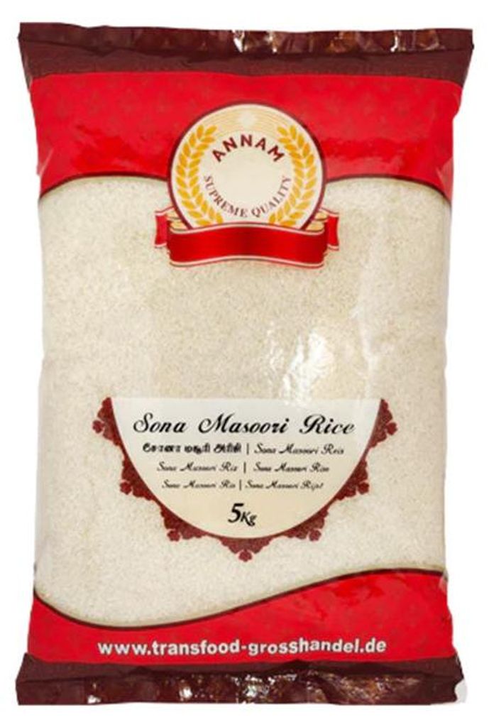 Annam Sona Masoori Reis 5 kg Produktbild 