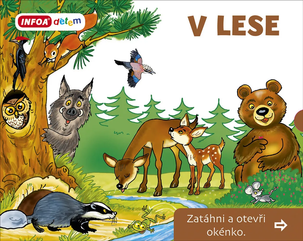 Livre interactif V Lese avec languettes à tirer pour les petits