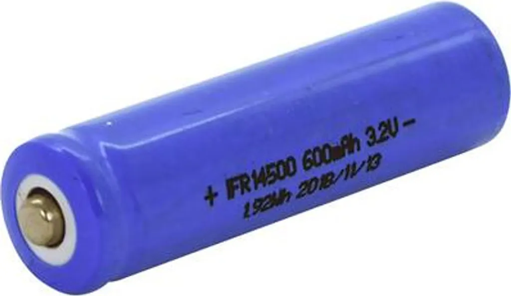 Batteria Ricaricabile LiFePO4 14500 3.2V 600mAh Beltrona EIZIFR14500