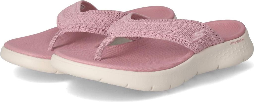 Skechers Damen Zehentrenner/ Pantoletten GO WALK FLEX HOLLY Rose Textil Größe: 42