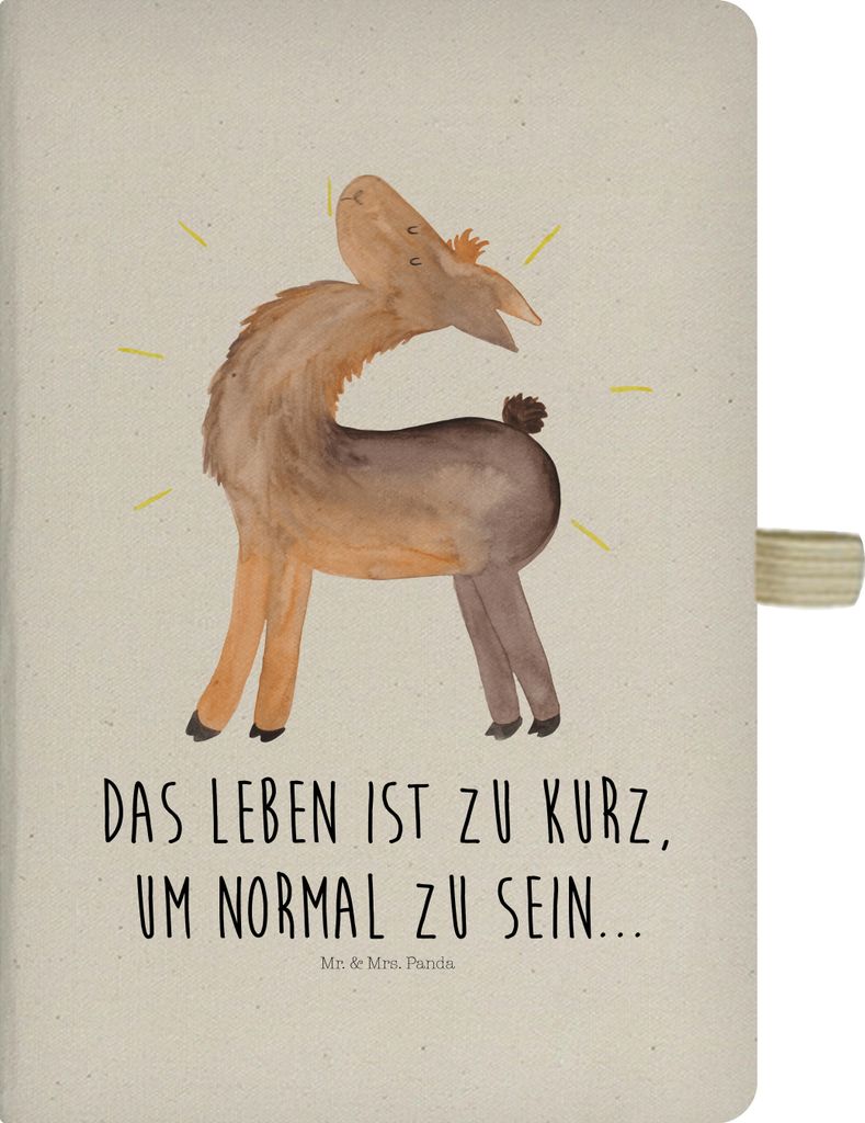 Mr. & Mrs. Panda notizbuch Lama Stolz - Transparent - Geschenk, Tagebuch, Freundinnen, Journal, Kladde, Lamas, A5, Familie, Neustart, Family, Reise...
