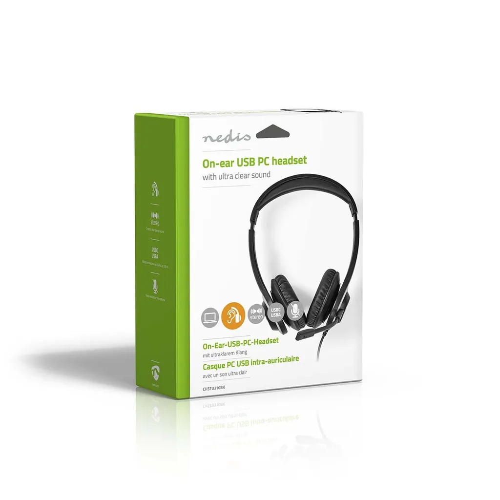 Auricolare Stereo PC USB Type-A/C - Microfono Noise Reduction - 10
