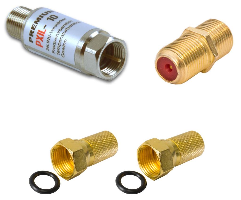 PremiumX SAT Inline Verstärker Set Signalverstärker Produktbild 