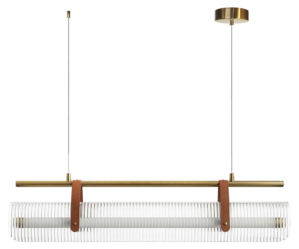 Suspension Rea LED Or Brossé - Solution Éclairage Design Anti-Éblouissement